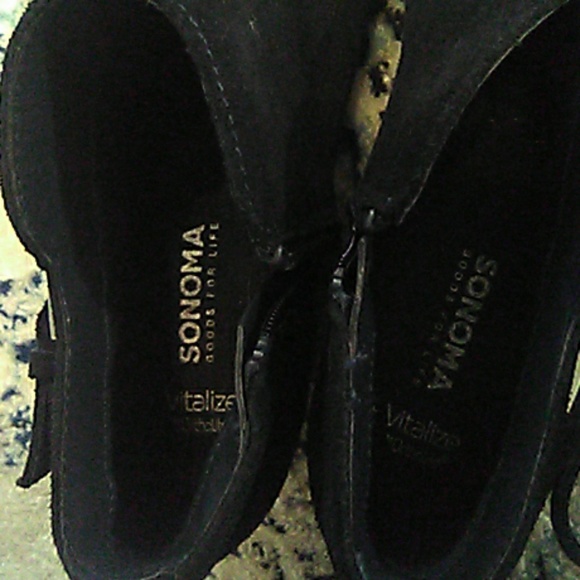 BWOT Navy blue suede boots! - Picture 6 of 6
